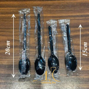 muỗng nhựa có màng bọc 20 cm