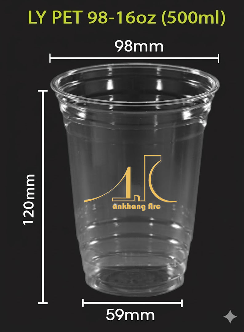 ly nhựa pet 532ml Ø98 ly nhựa pet 532ml Ø98