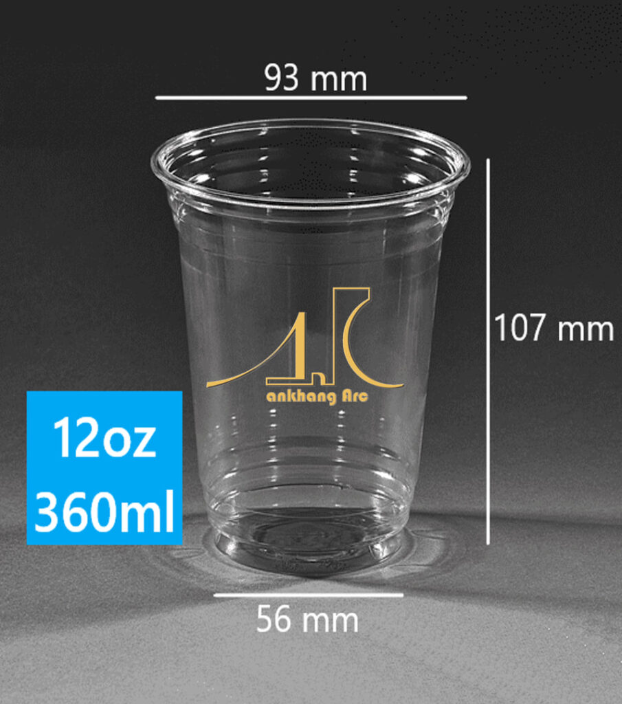 ly nhựa pet 360ml Ø93