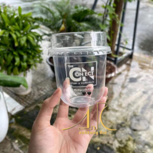 ly nhựa pp 360ml Ø95 Đáy bầu