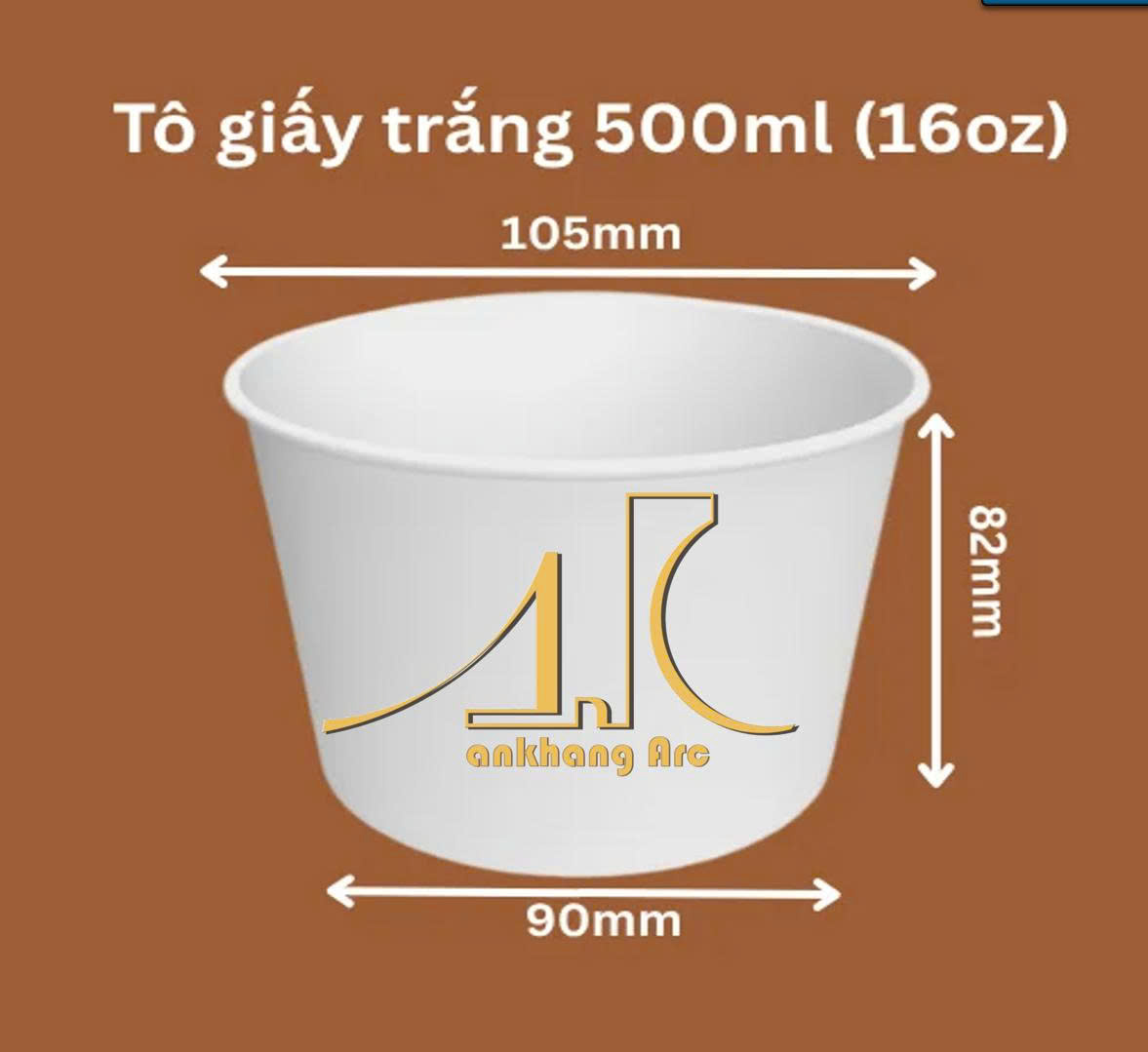 tÔ giẤy 500 ml tÔ giẤy 500 ml