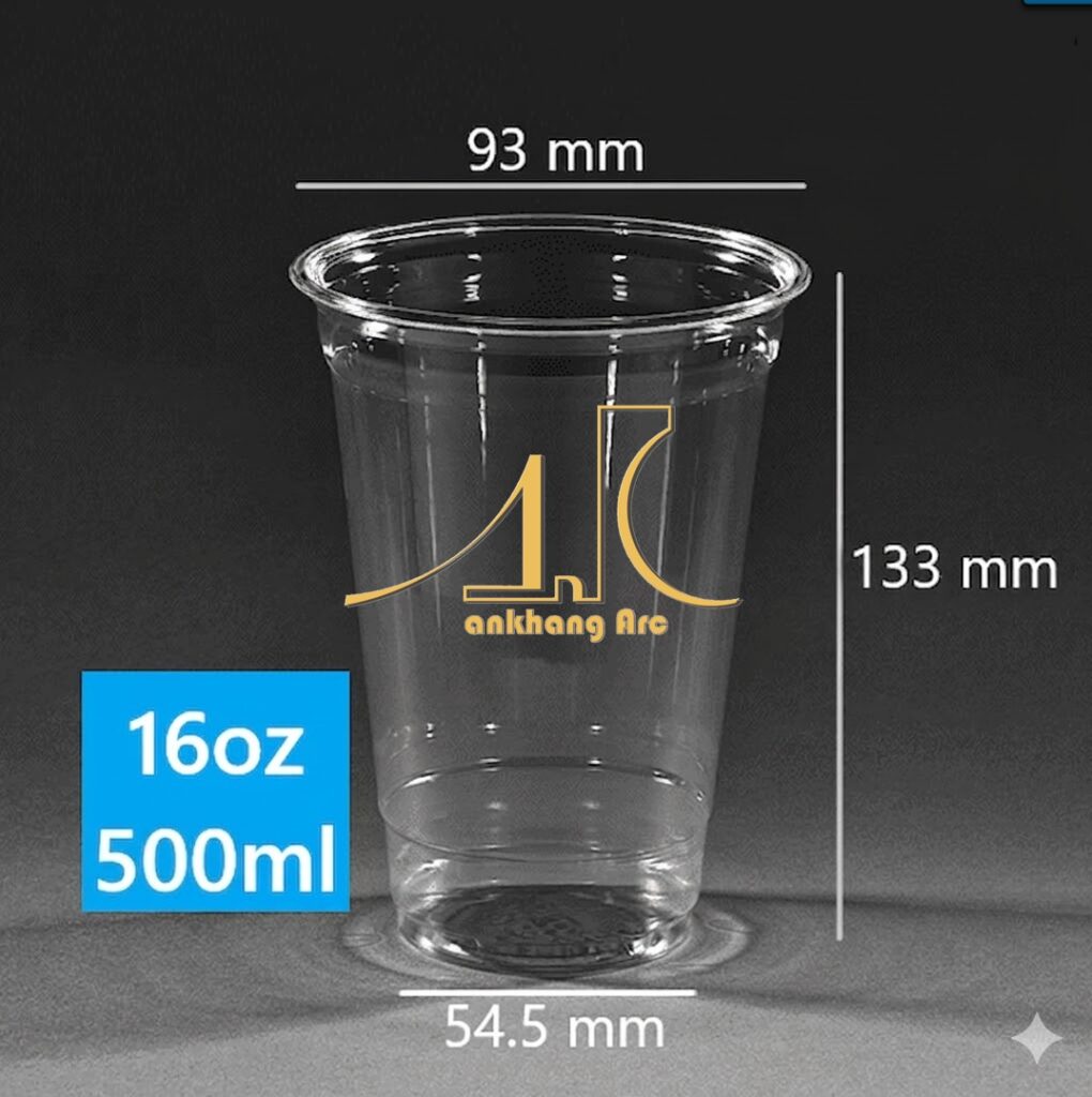 ly nhựa pet 500ml Ø93