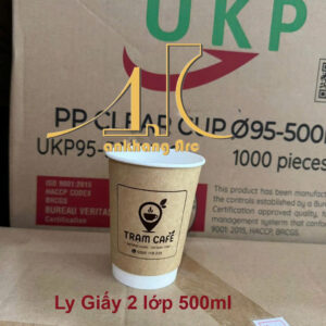 ly giẤy kraft 12oz(~360ml) 265gsm trắng