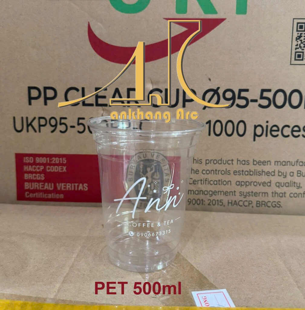 ly nhựa pet lÙn 500ml Ø98
